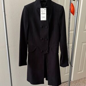 Zara Black Basic Outerwear